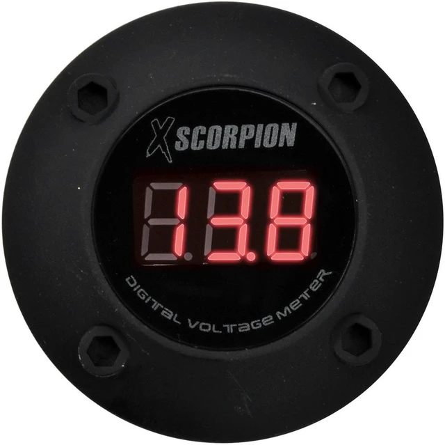 Alt view image 3 of 7 - XSCORPION VOLTMETER DIGITAL 3 DIGIT LED DISPLAY BLACK DVM3RB