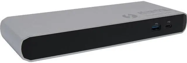 Alt view image 8 of 8 - Plugable Thunderbolt 3 Dock, Enables Extra Displays, Wired Network, Audio, and More USB Ports, Compatible with Thunderbolt 3 Macs and PCs (4K DisplayPort or HDMI Display, No Host Charging)