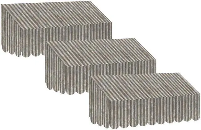 Main image of TEACHER CREATED RESOURCES (3 EA) CORRUGATED METAL AWNING