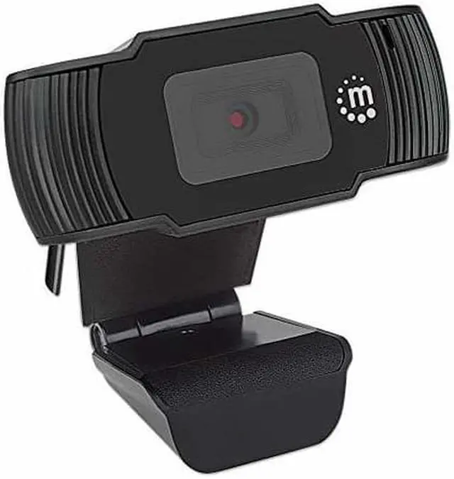 Alt view image 16 of 20 - Manhattan 2 MP 1080p Full HD 30 fps USB Webcam with Microphone - Black