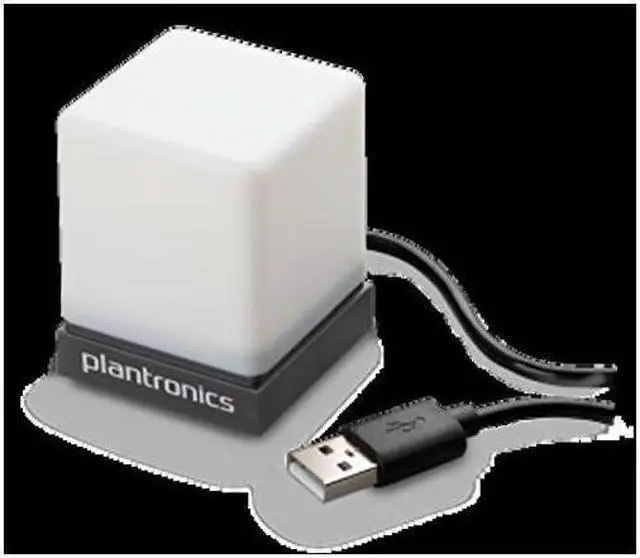 Alt view image 2 of 9 - Plantronics Wired Unified Communications Presence Visual/Audio Status Indicator