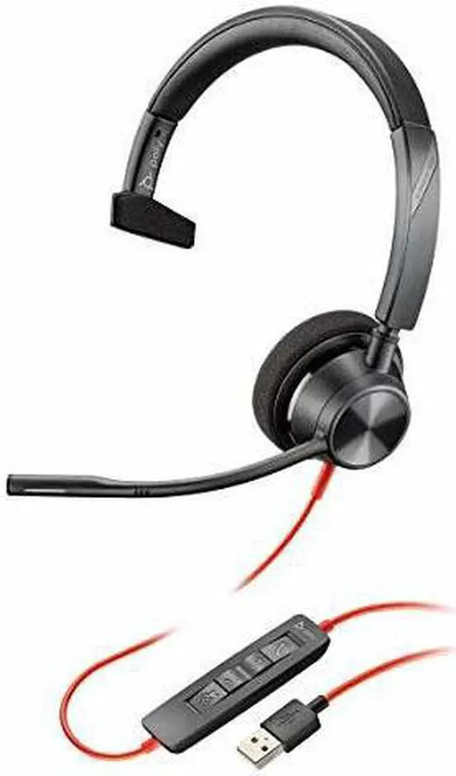 Alt view image 3 of 7 - PLANTRONICS 213928-01 Blackwire 3310, BW3310 USB-A
