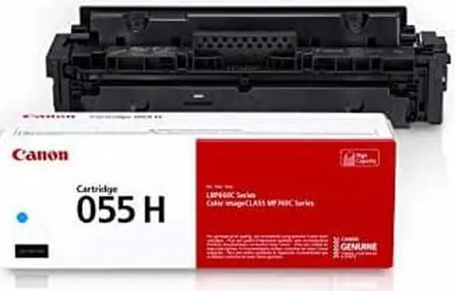 Alt view image 9 of 11 - Canon 3019c001 (055h) High-Yield Toner, 5,900 Page-Yield, Cyan 3019C001