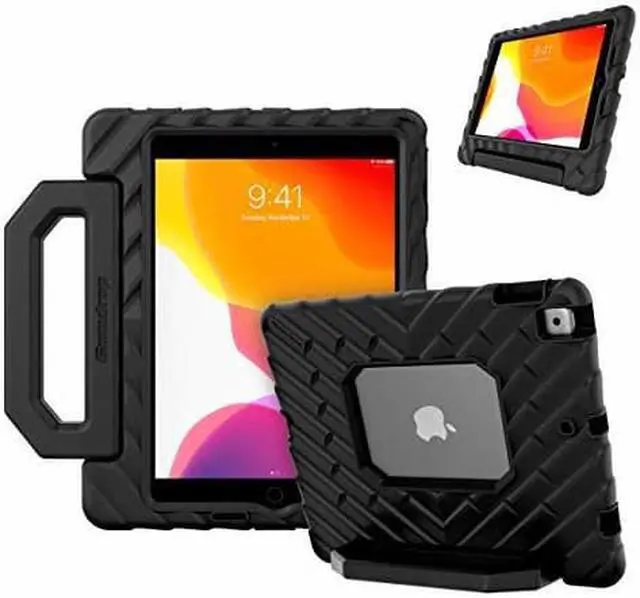 Alt view image 9 of 15 - Gumdrop FoamTech Carrying Case for 10.2" Apple iPad 7th Generation Black 02A002