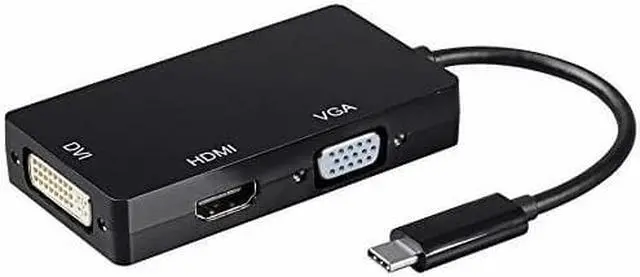 Alt view image 6 of 8 - Monoprice USB-C to USB 3.0 A X3 + USB 3.0 A(BC1.2) | Aluminum Alloy, Nickel Plated Connector - Consul Series