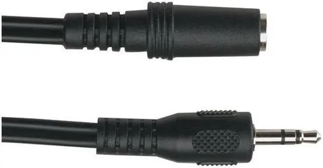 Alt view image 4 of 4 - Black Box 10FT EJ111-0010 3.5MM M/F 24AWG Stereo Audio Cable