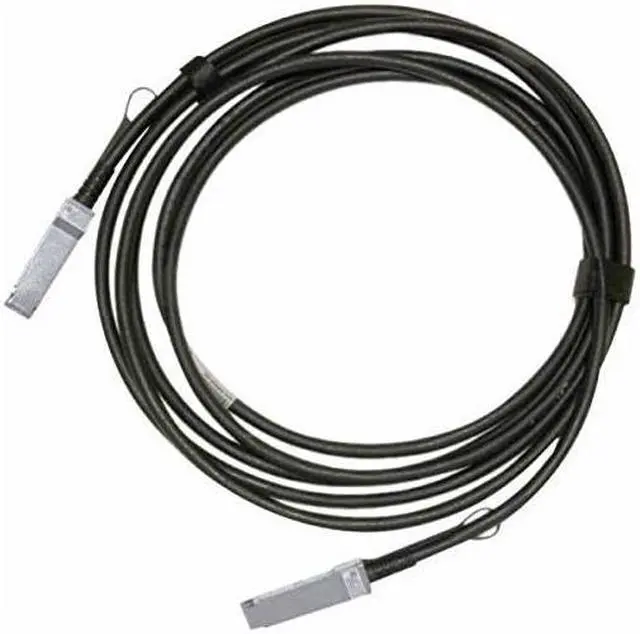 Alt view image 3 of 4 - Mellanox Passive Copper Cable, IB EDR, up to 100Gb/s, QSFP28, 1m, Black, 30AWG