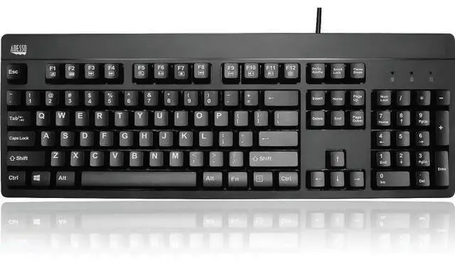 Alt view image 12 of 20 - Adesso Ip67 Rated Waterproof, Antimicrobial Multimedia Usb Keyboard With 2X Pri