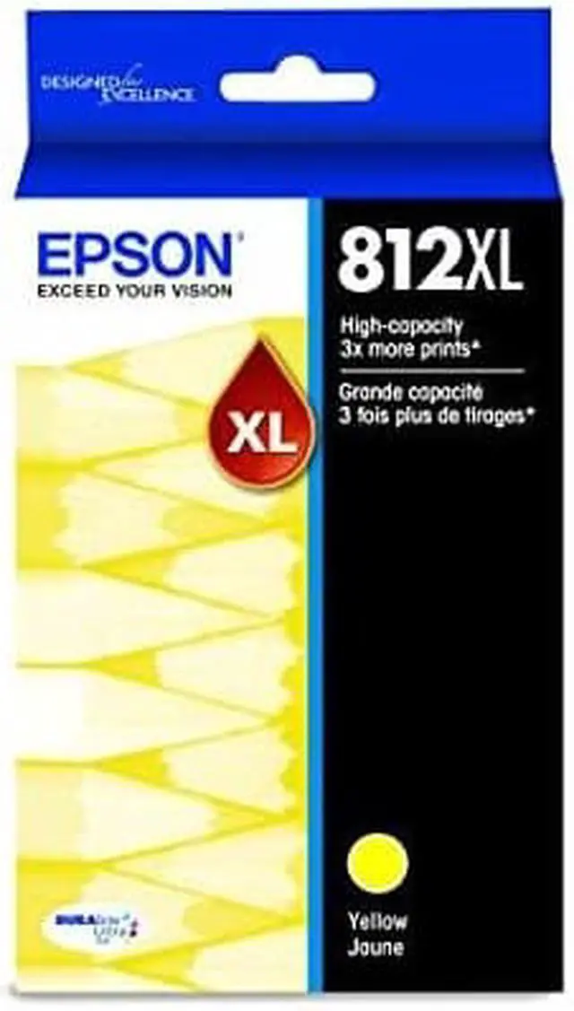 Alt view image 2 of 9 - Epson T812XL Yellow DuraBrite Ultra High-Yield Ink T812XL420S