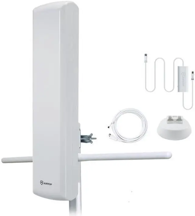 Main image of Antop Antenna - AT-402BV - ANTOP Big Boy AT-402BV Outdoor HDTV Antenna | Smartpass Amplified - Upto 75 Mile Range - UHF,
