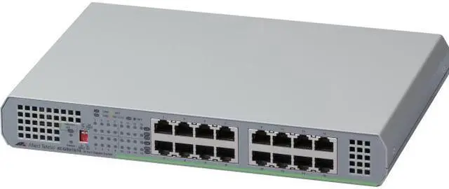 Alt view image 3 of 12 - Allied Telesis - AT-GS910/16-10 - Allied Telesis 16-Port 10/100/1000T Unmanaged Switch with Internal PSU - 16 Ports - 2