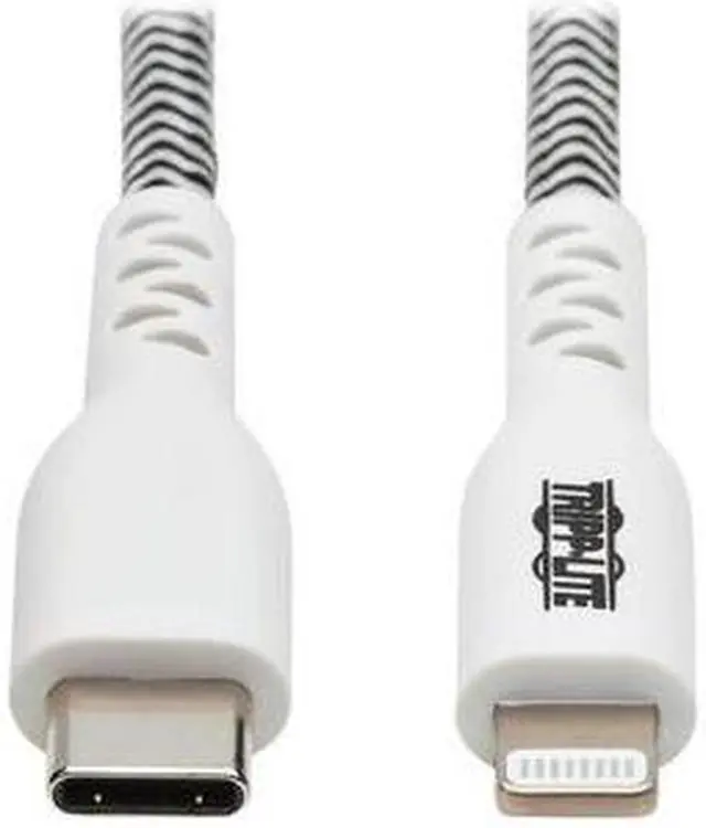 Alt view image 5 of 10 - Tripp Lite Heavy-Duty Usb-C To C94 Lightning Cable (M/M) 10 Ft.