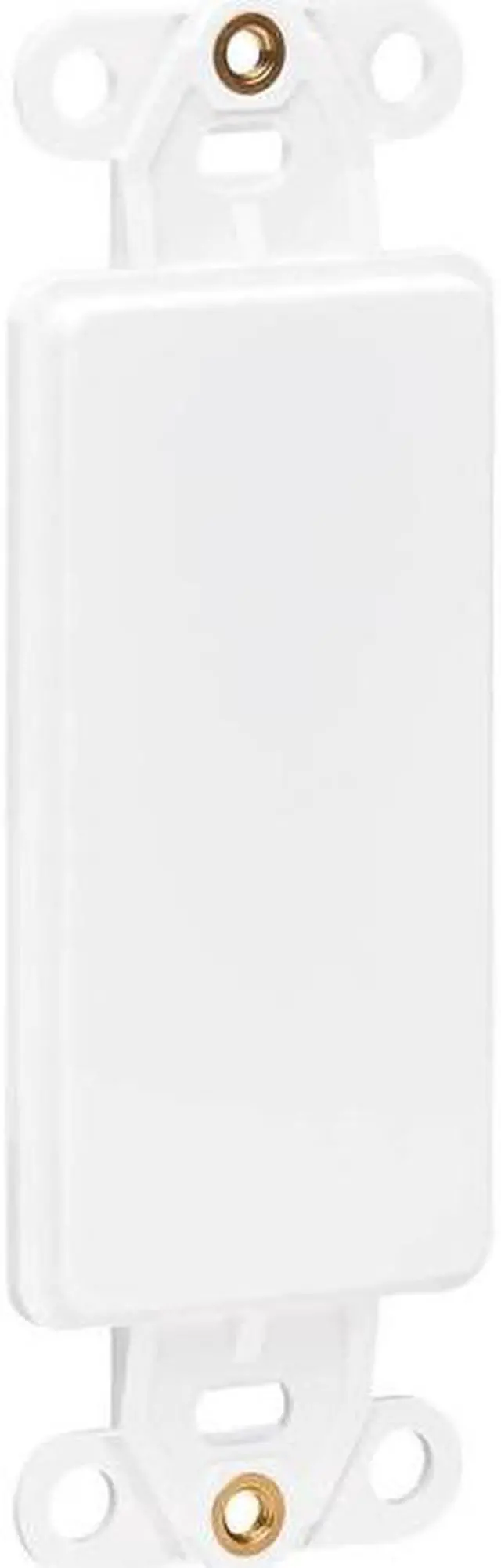 Main image of Tripp Lite N042D-100V-WH Center Plate Insert, Decora Style - Vertical, Blank