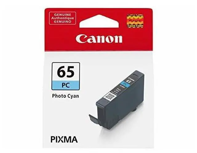 Alt view image 2 of 15 - Canon CLI-65 Photo Cyan Ink Tank for PIXMA Pro-200 Printer #4220C002