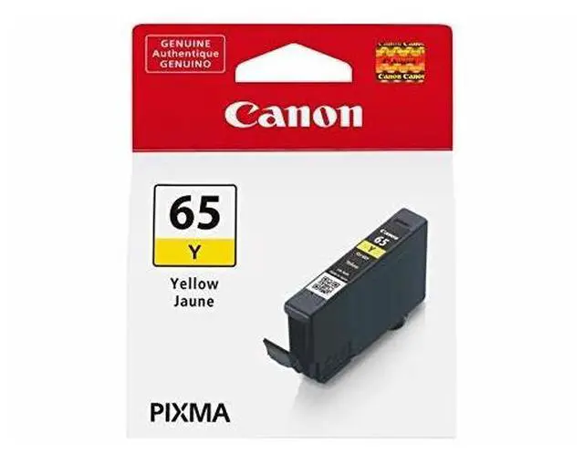 Alt view image 5 of 14 - Canon CLI-65 Yellow Ink Tank for PIXMA Pro-200 Printer #4218C002