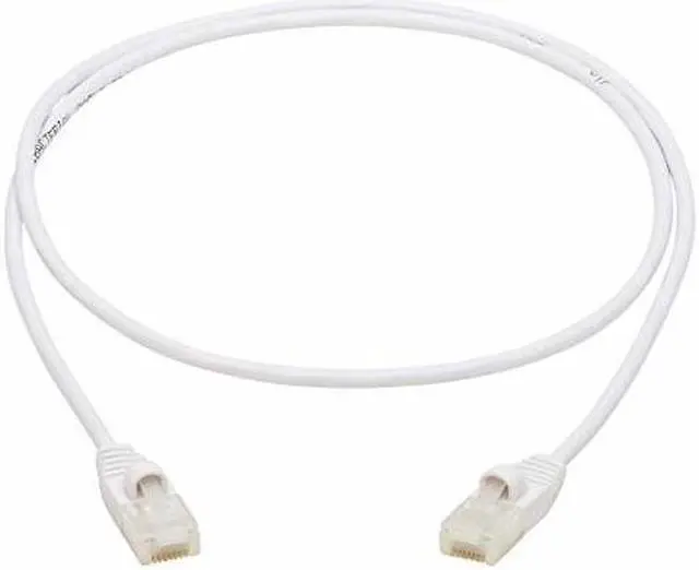 Alt view image 2 of 16 - TRIPP LITE N261AB-S02-WH 2 ft. Cat 6A White Safe-IT Cat6a 10G-Certified Snagless Antibacterial Slim UTP Ethernet Cable (RJ45 M/M), White