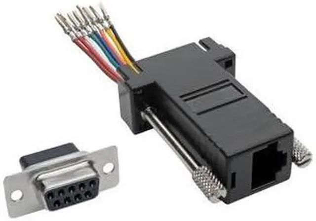 Alt view image 12 of 15 - Tripp Lite DB9 to RJ45 Modular Serial Adapter (F/F), RS-232, RS-422, RS-485 (P440-89FF)