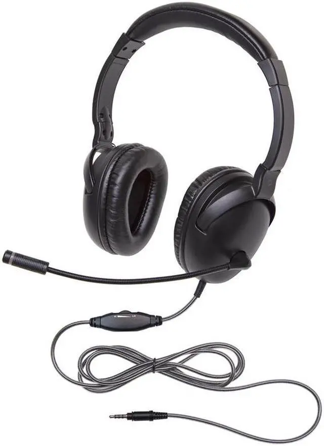 Alt view image 2 of 6 - Califone 1017MT USB NeoTech Plus Headset With Calituff Braided Cord And Volume Control