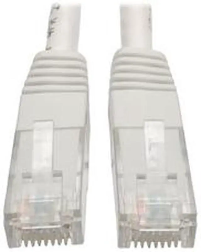 Alt view image 7 of 13 - Tripp Lite Premium N200-020-WH RJ-45 Patch Network Cable