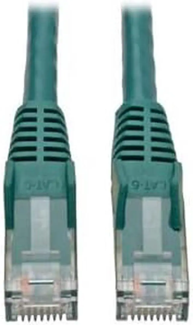 Alt view image 6 of 11 - Tripp Lite N201-004-GN Premium Cat6 Gigabit Snagless Molded Utp Patch Cable, 24 Awg, 550 Mhz/1 Gbps (Rj45 M/M) , Green, 4 Ft. - Patch Cable - Rj-45 (M) To Rj-45 (M) - 4 Ft - Utp - Cat 6 - Ieee 802.3A