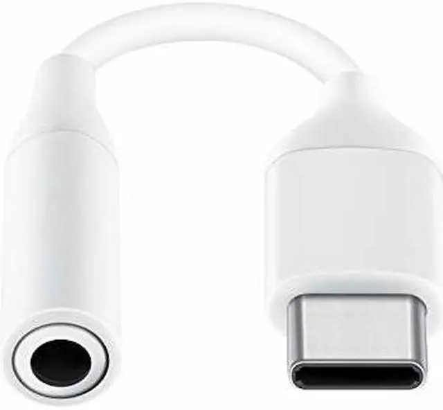 Alt view image 5 of 13 - Samsung USB Type C-to-3.5mm Headphone Jack Adapter - White