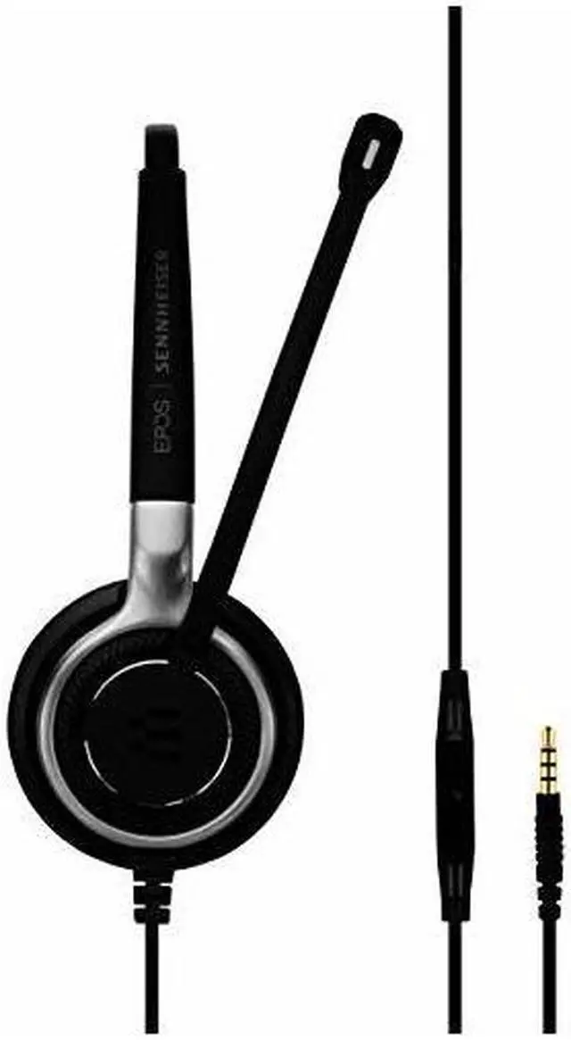 Alt view image 3 of 4 - EPOS Sennheiser SC 635 1000642 Monaural On-Ear 3.5mm Headset with Microphone