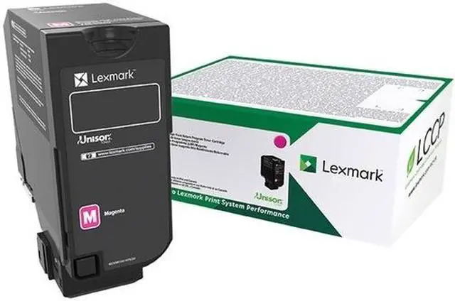 Alt view image 4 of 7 - Lexmark 74C0HMG TAA High Yield Return Program Toner Cartridge - Magenta