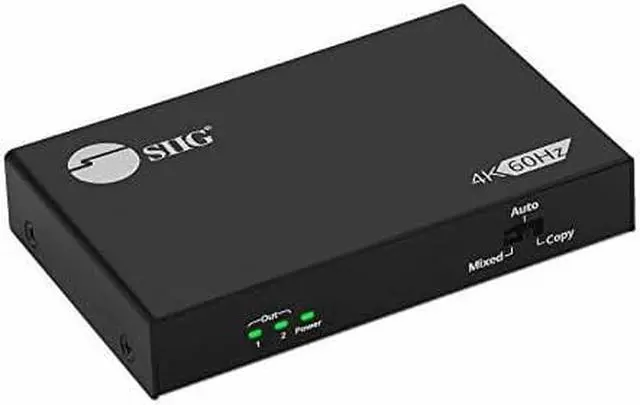 Alt view image 9 of 11 - 2PORT HDMI 20 HDR SPLITTER
