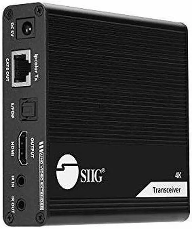 Alt view image 8 of 11 - SIIG AC CEH26N11S1 ipcolor 4K HDMI 2.0 Extender Daisy Chain Transceiver