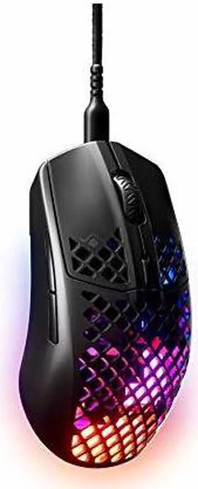Alt view image 8 of 20 - SteelSeries Aerox 3 8500dpi Wired RGB Gaming Mouse 62599