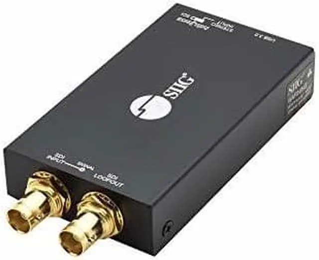 Alt view image 7 of 17 - SIIG AC CESD0K11S1 USB 30 3GSDI Capture Device with Loopout Brown Box