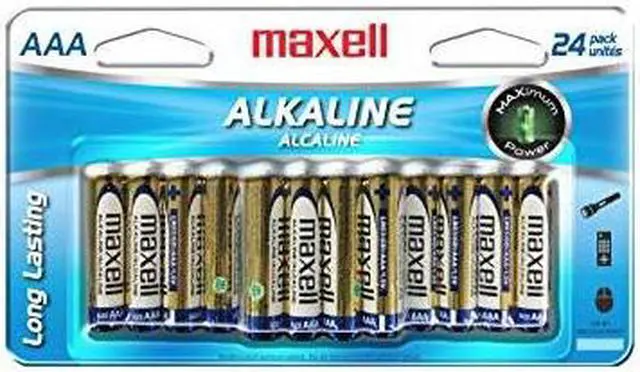 Alt view image 3 of 6 - AAA Alkaline Battery 24 Pack Hanging Blister Card