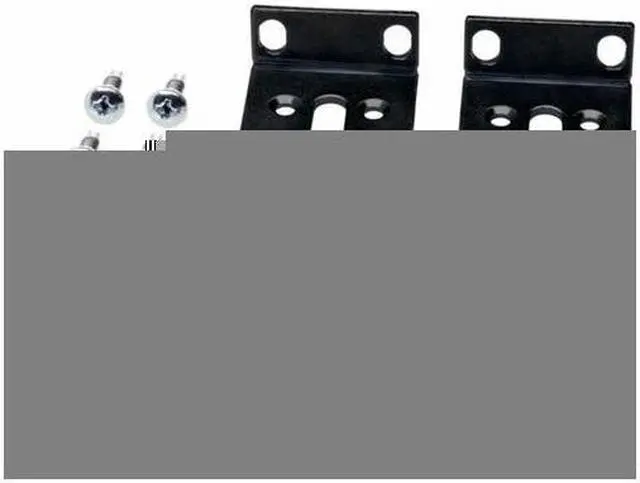 Alt view image 3 of 7 - Aruba Rack Mount for Switch Black Silver JL602A