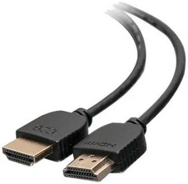 Alt view image 3 of 6 - C2G 10ft (3m) Flexible Standard Speed HDMI Cable with Low Profile Connectors - 10 ft HDMI A/V Cable for Computer, Monitor, Projector, Home Theater System, HDTV, Gaming Console, Audio/Video Device, Blu
