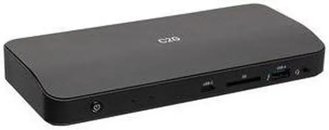 Alt view image 9 of 12 - C2G Thunderbolt 3 8K Docking Station - DP, Ethernet, USB, SD, 3.5mm, Power - for Notebook - 85 W - Thunderbolt 3 - Network (RJ-45) - DisplayPort - Audio Line Out - Wired