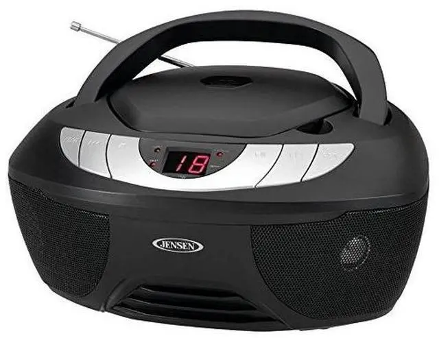 Alt view image 3 of 4 - JENSEN CD-475 Portable Stereo CD Player with AM/FM Radio