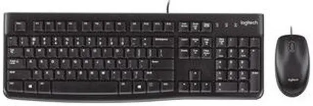 Alt view image 3 of 18 - Logitech MK120 Corded Keyboard And Mouse Combo 920010020