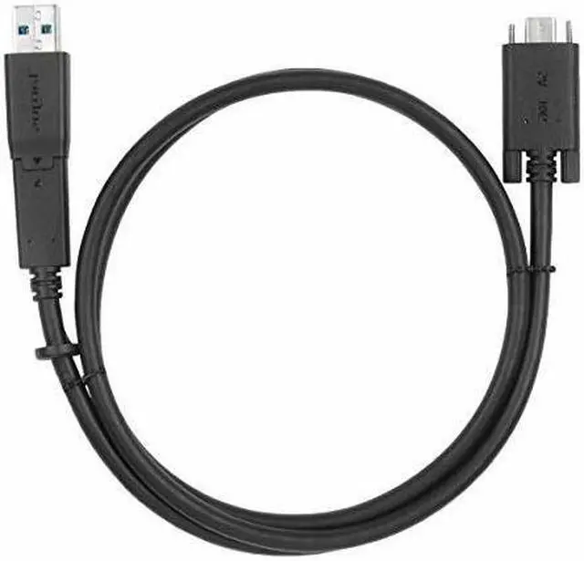 Alt view image 2 of 18 - Targus 1M USB-C Male with Screw to USB-C Male Cable with USB-A Tether ACC1133GLX