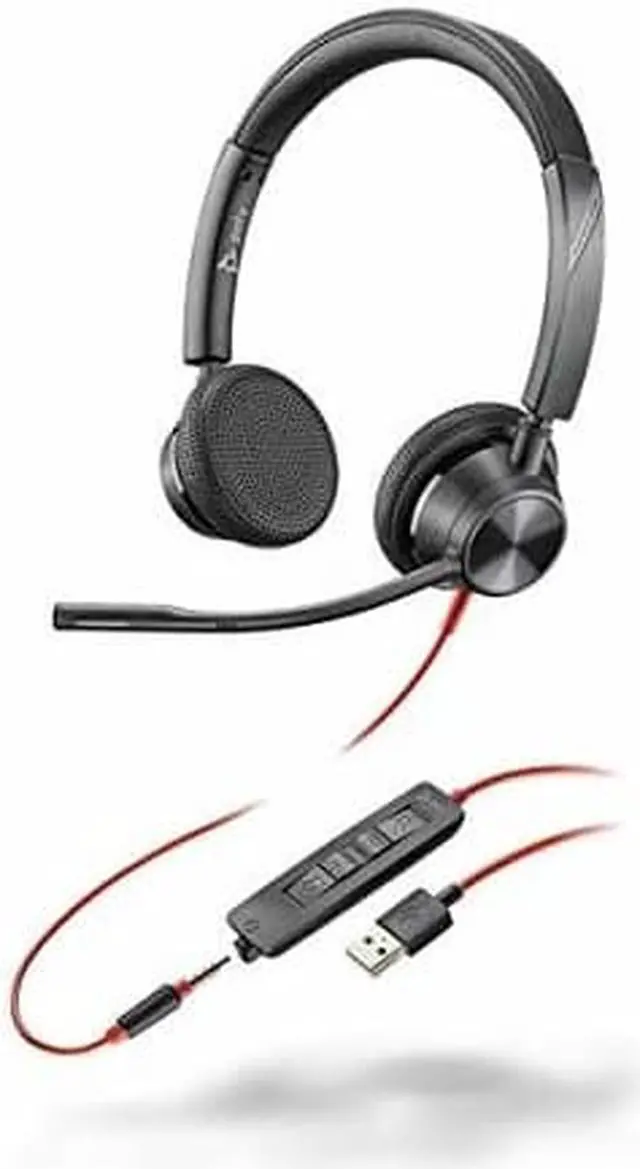 Alt view image 6 of 7 - Plantronics Blackwire 3325 USB-A Headset 213938101