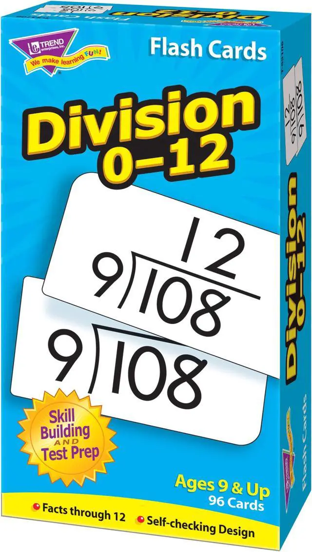 Alt view image 12 of 19 - Trend Skill Drill Flash Cards, 3 X 6, Division T53106