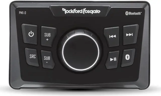 Alt view image 15 of 20 - Rockford Fosgate PMX-0 Punch Marine Motorcycle ATV Boat Digital Media Receiver