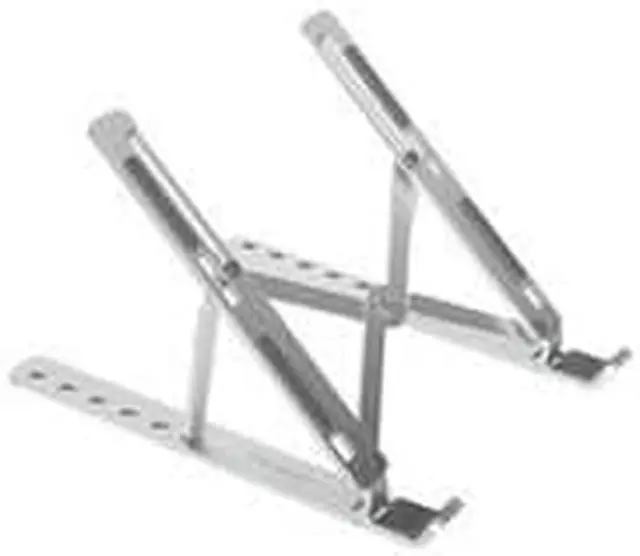 Alt view image 3 of 11 - Targus Portable Ergonomic Laptop/Tablet Stand - Up to 15.6" Screen Support - Portable - Aluminum - Silver - AWE810GL