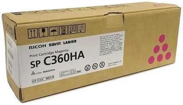 Main image of Ricoh 408178 Print Cartridge Magenta Sp C360Ha