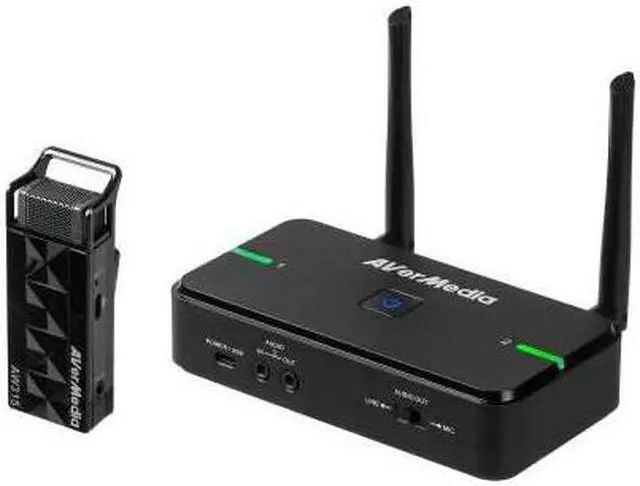 Alt view image 4 of 11 - AverMedia - AW315S - AVerMedia Wireless Microphone - Wireless