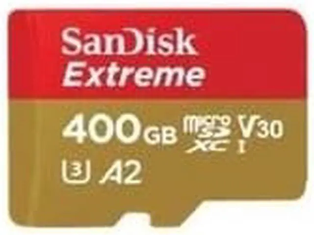Alt view image 11 of 13 - SanDisk - SDSQXA1-400G-AN6MA - SanDisk Extreme 400 GB Class 10/UHS-I (U3) microSDXC - 160 MB/s Read - 90 MB/s Write -