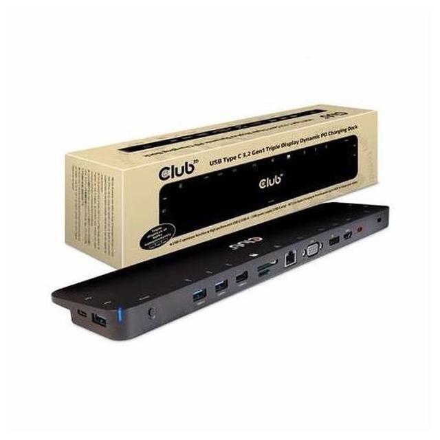 Alt view image 6 of 20 - USB 32 GEN1 C TRIPLE DISPLAY DYNAMIC 100W PD CHARGING DOCK THE 5 X USBA PORTS