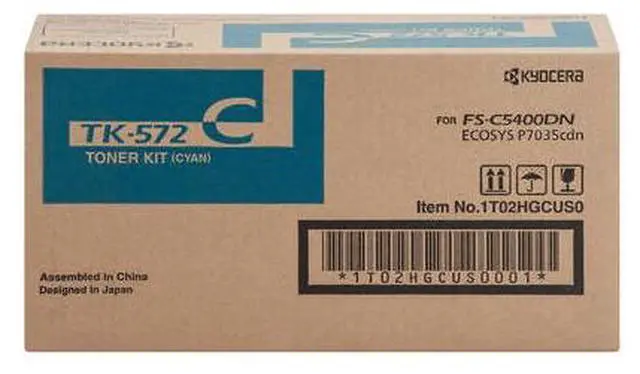 Alt view image 3 of 4 - Kyocera Mita TK572C Toner Cartridge - Cyan