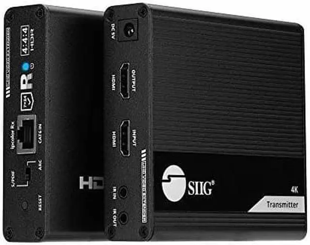 Alt view image 8 of 16 - SIIG AC CEH26M11S1 ipcolor 4K HDMI 2.0 Extender Daisy Chain Transmission Kit