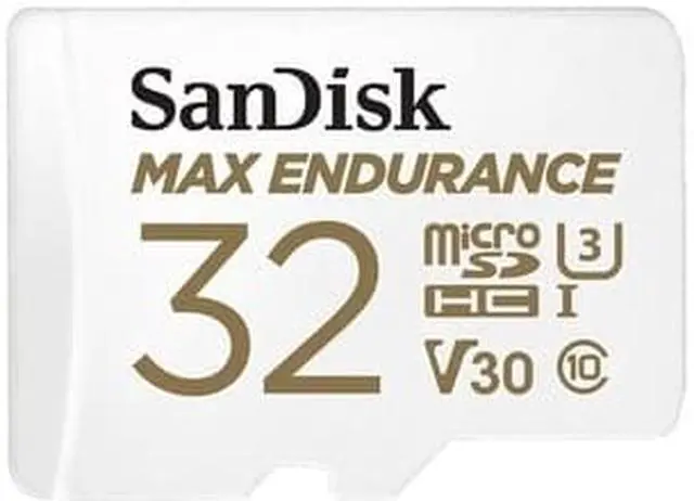 Alt view image 3 of 3 - SanDisk MAX ENDURANCE 32 GB Class 10/UHS-I U3 microSDHC 1 Pack SDSQQVR032GAN6IA