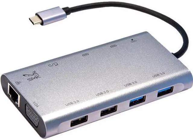 Alt view image 6 of 19 - SMK-LINK VP6950 USB C 100W Mini Docking Statio